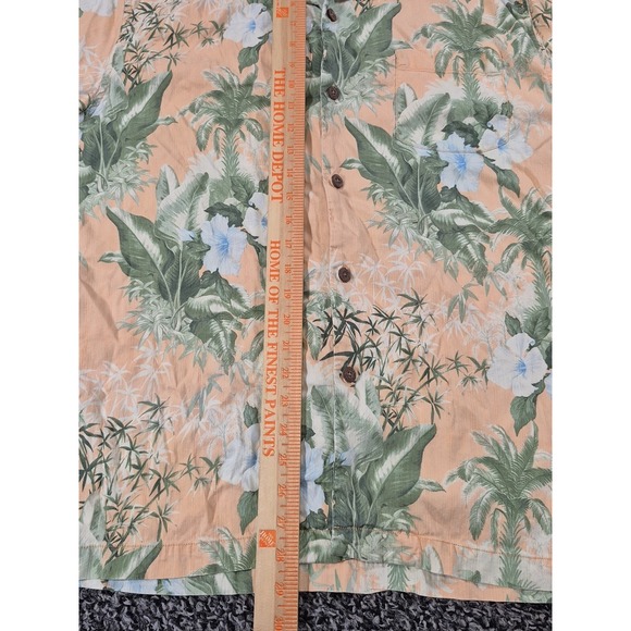 Tommy Bahama Hawaiian Short Sleeve Button 100% Silk Men's Large Floral - Picture 7 of 8